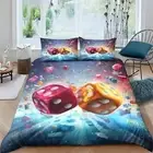 Duvet Cover Set Bedding Set 3D Microfiber Polyester Comforter Cover with Pillow