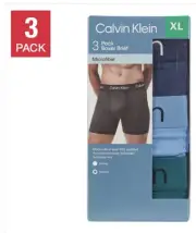 Calvin Klein Men's Boxer Brief, 3-pack Size L