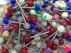 Tongue Rings Straight Barbells Lot Of 100 Mixed 14 Gauge 5 8" 16mm