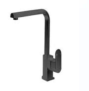 Modernnational Eva Matt Black Solid Brass Kitchen Mixer