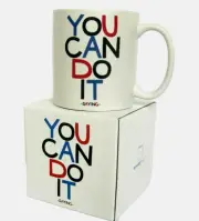 Quotable Ceramic Mug "YOU CAN DO IT" #GD 267 New in Box