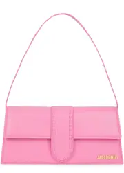 Jacquemus Le Bambino Long Leather Top Handle Bag, Bag, Pink, Leather One Size