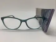 E169 Foster Grant AVIANA TEAL +3.00 Women Readers Reading Glasses