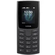 Nokia 105 4G (2023), LTE, MicroSD, 1450mAh, Micro-USB, Bluetooth 5.0, Charcoal