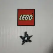 LEGO 1 x 2 Plate w Pin Hole on Top DARK BLUISH GRAY (x5) 11458 NEW PARTS