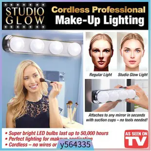 STUDIO GLOW Portable 4 LED Bulbs Super Bright Cosmetic Make