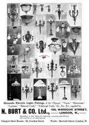 OLD ADVERTISING REPRINT, N. BURT & COMPANY SUPPLIER TO TITANIC & WHITE STAR LINE