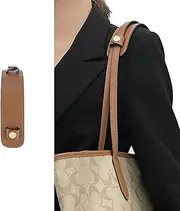 jiesinlov Microfiber Leather Shoulder Strap Pads Replacement Cushion Strap Covers for Tote Bags Detachable (Brown)