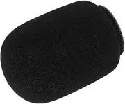 Abaodam Microphone Wind Shield Sponge Covers Handheld Stage Mic Covers Mic Covers Pop Filter Replacement for Karaoke Recording Stage Performance Black