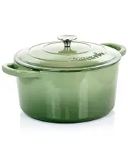 Crockpot Artisan 2pc 7qts Enameled Cast Iron Dutch Oven