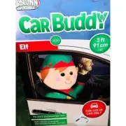 Gemmy Airblown Inflatable Christmas Car Buddy Elf