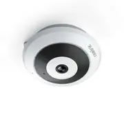 Reolink 6MP PoE 360?? Panoramic Fisheye Camera with Built-in Siren & Two-Way Audio, Smart Person Detection, FE-P White