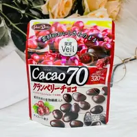 在飛比找樂天市場購物網優惠-日本 正榮 果實veil Cacao 70 蔓越莓巧克力豆 