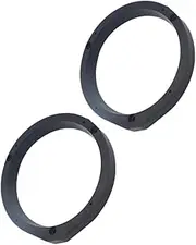LOORGVEL 2Pcs Car Speaker Spacer Adapter Ring Durable Audio Pad Mat for Easy Installation Compatible with Series No Cutting Required