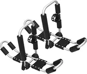 2X Kayak Roof Racks Kayak Racks Canoe Roof Support Lightweight Universal Rooftop Racks Carriers for SUV Ski Surf Canoe Boats