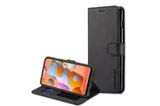 Samsung Galaxy A11 Case, SupRShield Wallet Leather Flip Magnetic Stand Case Cover (Black)