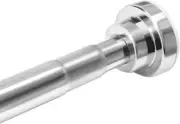 Extendable Shower Curtain Tension Rod 65-100cm Stainless Steel Telescopic Rail