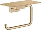 Roll Shelf Toilet Paper Holder, Brushed Bronze