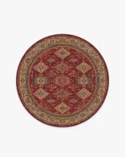 185' Round | Machine Washable Runner Rug | Kid & Pet Friendly | Indoor Rug | Cambria Ruby Rug | Ruggable