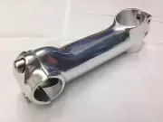 New Unbranded Bicycle Ahead Stem 1-1/8" 28.6x120mm 6 Deg Shiny Silver