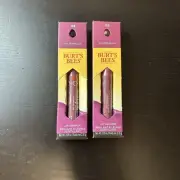 NEW BURT'S BEE LIP SHIMMER In Box - WATERMELON 0.09 Oz #132 Lot Of 2