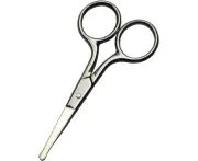 Professional Safety Grooming Scissors for Personal Care Facial Hair Removal and Ear Nose Eyebrow Trimming Stainless Steel Fine Straight Tip Scissors Men