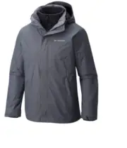 $220 Columbia Men's Graphite Eager Air 3 in 1 Omni Shield Jacket Medium