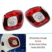 Rear Tail Lamp Light Without Bulbs For Smart Forfour Fortwo 2014-2023 Pair