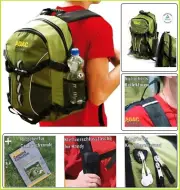 ADAC Camping Backpack Happy Collection Touring 36x46x18 CM 20 L + Counselor
