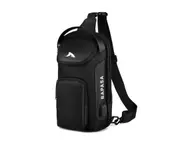 Anti-theft Shoulder Bag Usb Rechargeable Messenger Bag Chest Bag for Men