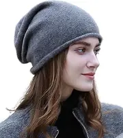 [WaySoft] Women's 100% Cashmere Slouchy Beanie Design in Elegant Gift Box - Multiple Chic Colors