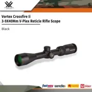 Vortex Crossfire Ii 3-9x40mm V Plex Reticle Rifle Scope Black #vocf231005
