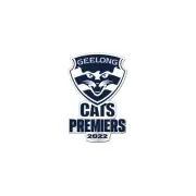 333569 GEELONG CATS 2022 AFL PREMIERS TEAM LOGO LAPEL PIN BADGE PREMIERSHIP