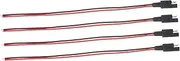 4Pcs Quick Disconnect Wire Connector Extension Cable for Solar Panels Automotive and Generators Easy to Install Reliable Battery Charging Compatible