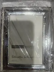 Picture/Photo Frame 5x7 Francesca Moretti Silver Plated Hammered Scroll (read)