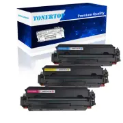 3PK Compatible 414X W2020X Color Toner For HP Color LaserJet M454 M454dn M454dw