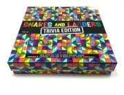 Snakes and Ladders Trivia Edition Board Game TFAW16-GME Open Box READ