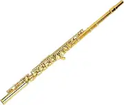 16 Keys C Flute, Cupronickel Flute Instrument for Beginner Student Adult with Split E Key, Suitable for Various Occasion, Easy to Control, Woodwind Instrument, Flute, Musical