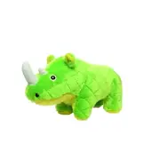 RA Tuffy Safari Rhinoceros Dog Toy - Green