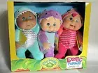 Cabbage Patch Kids Cuties 3 Pack Exotic Friends Shark, Hippo & Flamingo