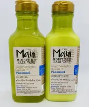 Maui Curls Shampoo & Conditioner Flaxseed Citrus Moisture Hair Care