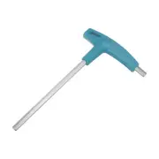 8mm Extra Long Arm T-Handle Hex Key Wrench Chrome Finish