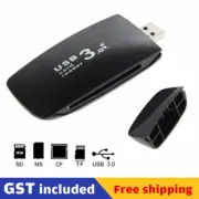 Usb 3.0 Multi 4 In 1 Memory Card Reader 5Gbps Adapter For SD, TF CF MS Micro SD