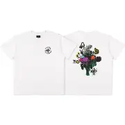 Disorder Skateboards Floral Stencil Men's Short Sleeve T-Shirt - Large