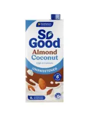 Sanitarium So Good Almond & Coconut Unsweetened Milk Uht 1ltr x 1