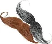 2PCS Mustaches Decorative Cosplay Reviks for Party Revisite Halloween Festival