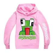 Unspeakable Children Boys Girls Hoodies Sweatshirts Youtuber Merch Clothing 7-14Y Fashion Clothing Gifts Pink 13-14Years