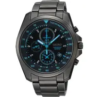 在飛比找Yahoo!奇摩拍賣優惠-SEIKO 三眼計時腕錶(SNDD67P1)-IP黑/42m