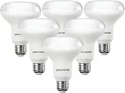 paul russells E27 Spotlight 11W LED Reflector R80 Light Edison Screw, 75w Equivalent Bulb, 1050 Lumen, 4000K Cool White, Frosted 120° Beam Angle ES Energy Saving Non-Dimmable Lightbulbs, 6 Pack