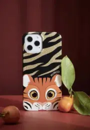 Mimco New Hard Case For iPhone 13 Or 13 Pro Tiffany Tiger $59